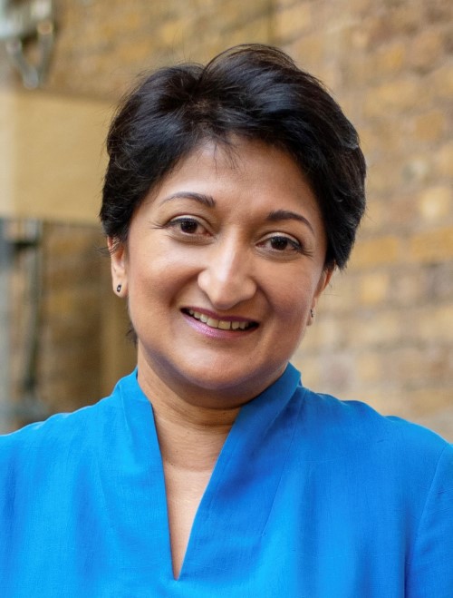 Photograph of Dr Priya Singh, the Chair of NHS Frimley