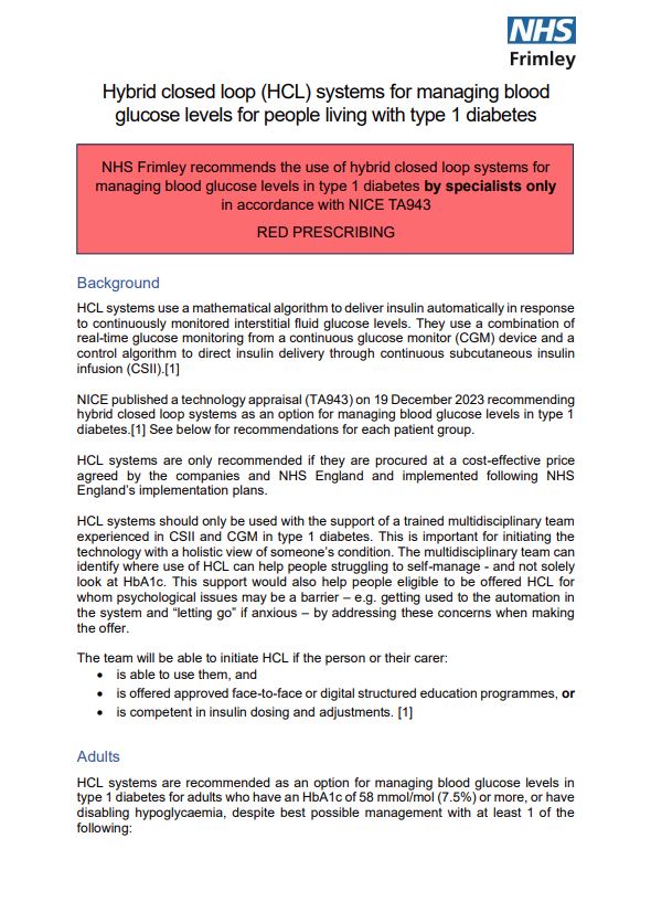 HCL Policy statement