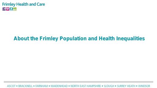 4 About our Population