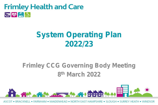 System Operating Plan 2223