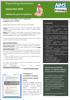 Frimley ICB prescribing newsletter September 23
