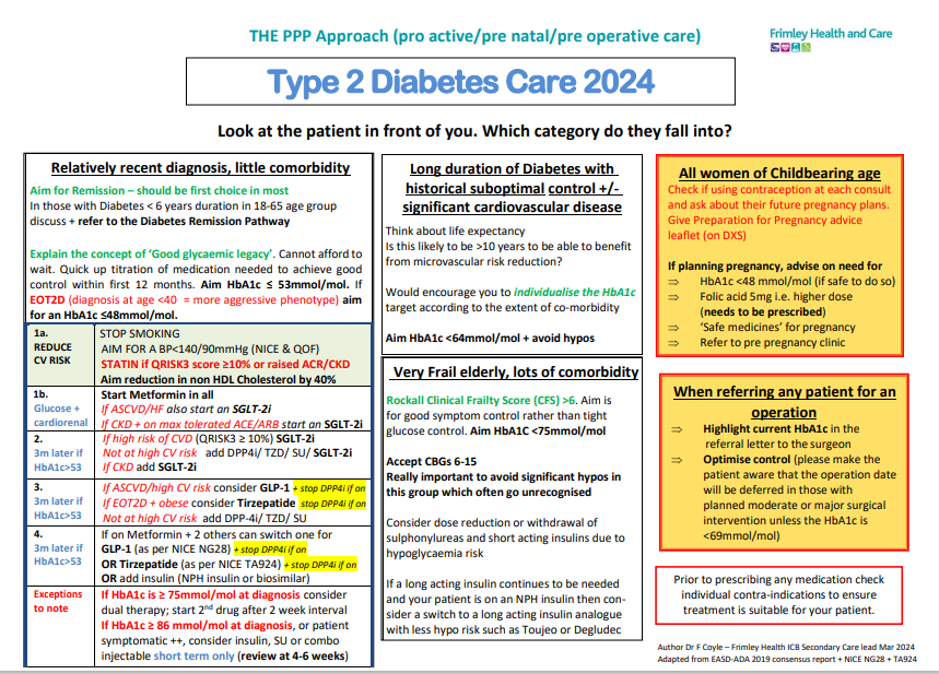 Type 2 diabetes care guidelines